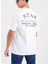 Erkek Oversize Arkası Yazılı T-Shirt 1