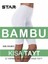 3 Lü Bambu Kadın Diz Üstü Kısa Tayt 1