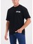 Erkek Oversize Yarım Yıldız Baskılı T-Shirt 1