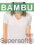 3 Lü Kadın Bambu Yarım Kol V Yaka T-Shirt 1