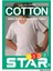 3 Lü Erkek Çocuk Saf Pamuk Açık Yaka T-Shirt ( Fanila ) 1