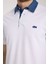 Polo Mono Yaka Beyaz Regular Fit 1