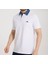 Polo Mono Yaka Beyaz Regular Fit 4