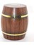 Pirinç Ahşap Fıçı Kumbara 18 cm WB536 1