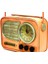 Dekoratif Metal Radyo Saat 3