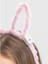 LED Işıklı Peluş Tavşan Kulak Taç Pembe 3