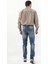 Erkek Regular Fit Jean Pantolon Mavi 4