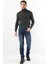 Erkek Regular Fit Jean Pantolon Koyu Mavi 2