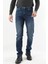 Erkek Regular Fit Jean Pantolon Koyu Mavi 5