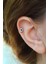 O Harfi Piercing Gümüş Renkli Harf Piercing O 1