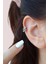 Gümüş Renk Zirkon Taşlı Küçük Göz Halka Helix Piercing Kıkırdak Lob Küpesi Tek Adet 1