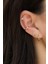 Gold Renkli Mini Üçtaşlı Zirkon Piercing Helix Kıkırdak Lob Conch 2