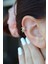 Zirkon Taşlı Kaplumbağa Helix Piercing Karetta Kıkırdak Lob Küpesi Tek Adet 1