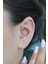 Gümüş Renkli 6 mm Firuze Taşlı Forward Helix Piercing Tragus Helix 1