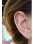 C Harfi Piercing Gümüş Renkli Harf Piercing C 1