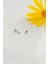 Çok Mini Çiçekli Helix Piercing Tragus Kıkırdak Piercing Gümüş Renk 4