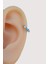Mavi Taşlı 8 mm Halka Piercing Helix Tragus Kıkırdak Lob 1
