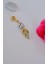 Multicolor Çok Renkli Melek Kanadı Sallantılı Çelik Göbek Piercingi Gold Renk 2
