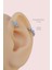 Mavi Taşlı 8 mm Halka Piercing Helix Tragus Kıkırdak Lob 3