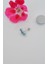 Sacce Scarves&Accessories Gümüş Renkli Çelik Turquaz Mavi Yıldızlı Helix Piercing Kıkırdak Lob 2