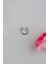 Sacce Scarves&Accessories Gümüş Renk Çelik Taşlı Toplu Piercing 8 mm Smiley Piercing Helix Tragus Lob Kıkırdak 2