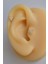 Sacce Scarves&Accessories Gold Çelik Zirkon Kelebekli Helix Piercing Kıkırdak Lob 3