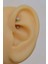 Çelik Taşlı Toplu Piercing 8 mm Rook Conch Helix Lob Kıkırdak 2