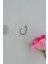 Mini Topçuklu Çelik Halka Piercing 8 mm Gümüş Renkli 3