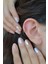 Kalp Atışı Model Halka Piercing Tragus Helix Kıkırdak Küpesi Sağ Kulak 1