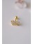 Zirkon Taşlı Piercing Tragus Helix Kıkırdak Gold 2
