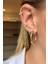 Taşlı Halka Tragus Piercing Helix Kıkırdak Küpesi Mini Küpe 1