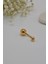 Top Çelik Göbek Piercing Gold 4