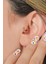 Taşlı Halka Tragus Piercing Helix Kıkırdak 3