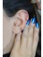 Beşgen Model Oval Halka Piercing Tragus Helix Kıkırdak Küpesi 4