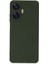 Realme C55 Kılıf Nano Içi Kadife Silikon - Koyu Yeşil Dpmah 4
