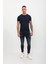 Erkek Skinny Fit Destroy Lacivert 1
