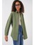 3900 Oversize Uzun Basic Gömlek - A.haki 2