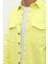 Erkek Oversize Jean Gömlek Neon Yeşil 7
