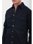 Erkek Oversize Jean Gömlek Lacivert 6