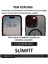 iPhone 16 Pro Max Kılıf Siyah Magsafe Wireless Şarj Özellikli Kamera Lens Korumalı Mat Silikon 4