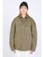 Kadın Oversize Jean Gömlek Haki 8
