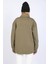 Kadın Oversize Jean Gömlek Haki 9