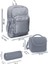 Yeşil Kahverengi High Craft Desenli 3’lü Okul Çanta Seti SET23776 3