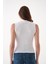 Kadın Krem Kolsuz Body / Bluz Tesettüre Uygun Q005K 3