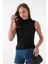 Kadın Krem Kolsuz Body / Bluz Tesettüre Uygun Q005K 1