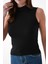 Kadın Krem Kolsuz Body / Bluz Tesettüre Uygun Q005K 3