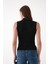 Kadın Krem Kolsuz Body / Bluz Tesettüre Uygun Q005K 4