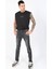 Erkek Straight Fit Fermuar Detaylı Jean Pantolon 2