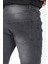 Erkek Straight Fit Fermuar Detaylı Jean Pantolon 6