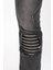Erkek Straight Fit Fermuar Detaylı Jean Pantolon 7